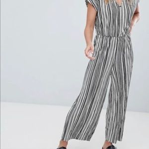 Monki Striped Jumpsuit